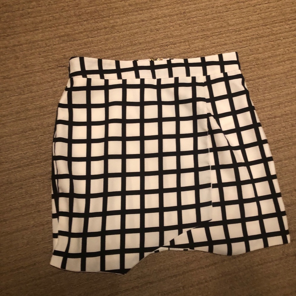 Checkered skirt